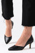 Black Color Heeled Shoes